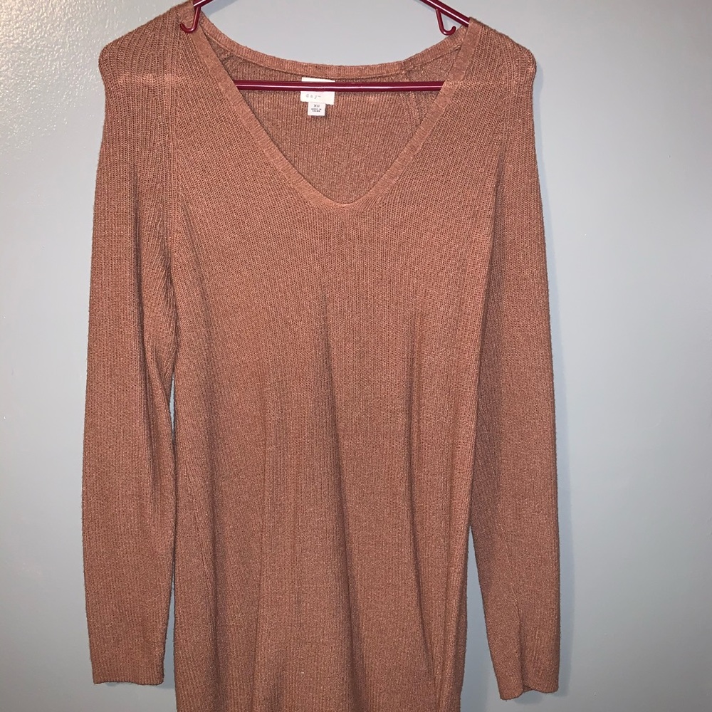 A New Day V-Neck Sweater Dress